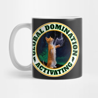 CAT LIGHTNING GLOBAL DOMINATION ACTIVATING SHIRTS, STICKERS, AND MORE Mug